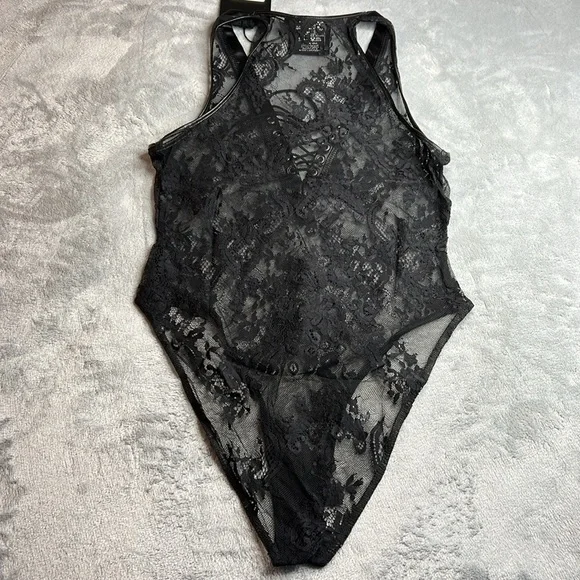 NWT Killstar Desert Rose Lace Bodysuit Black Size Medium - Picture 9 of 11
